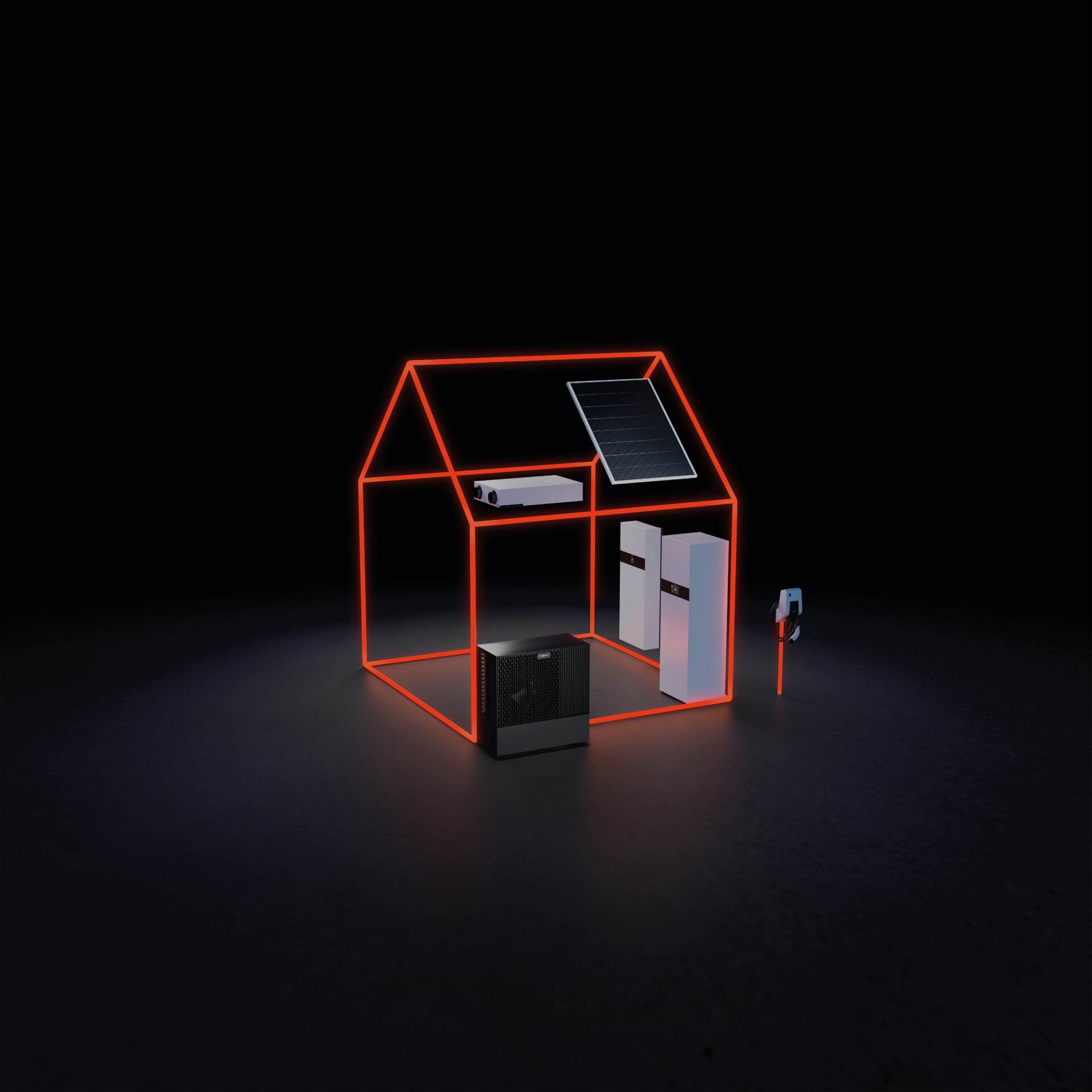 Hausgrafik Heiztechnik